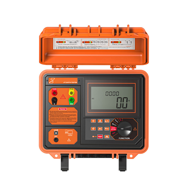 VS-3001 Lurraren Erresistentzia Tester Digitala